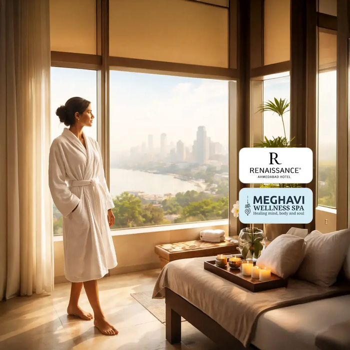 Relaxing One-Hour Massage for One at Meghavi Wellness Spa - Renaissance Hotel - Ahmedabad
