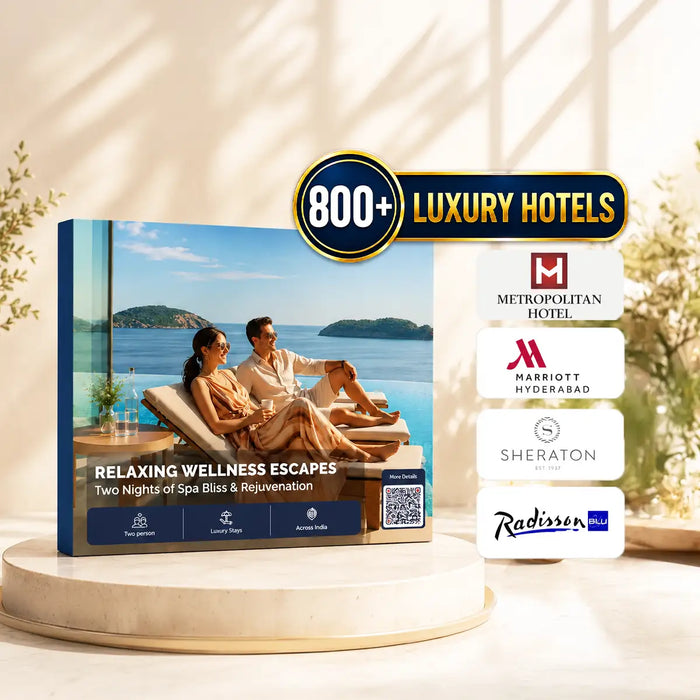 Relaxing Escapes: Two Night Spa & Wellness Retreat at 800+ Hotels Across India