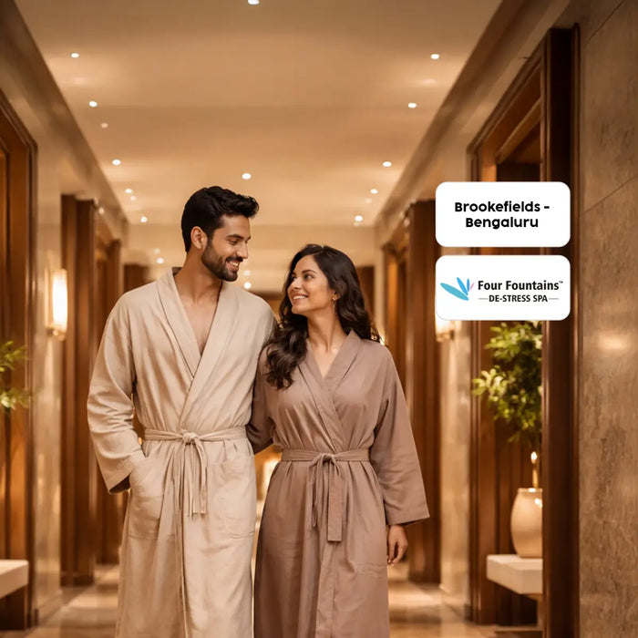 Restorative 90-Minute Couple Massage at Four Fountains Spa - Brookefields - Bengaluru