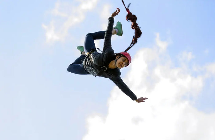 Rishikesh Thrill Combo: 49m Free Style Tower Bungee Jump and Choice of One Thrilling Activity