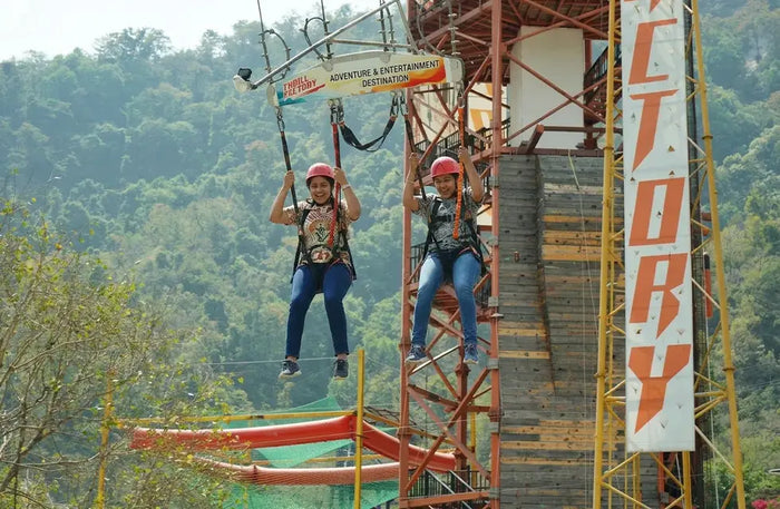 Rishikesh Thrill Combo Adventure with Bungee, Reverse Bungee and Giant Swing