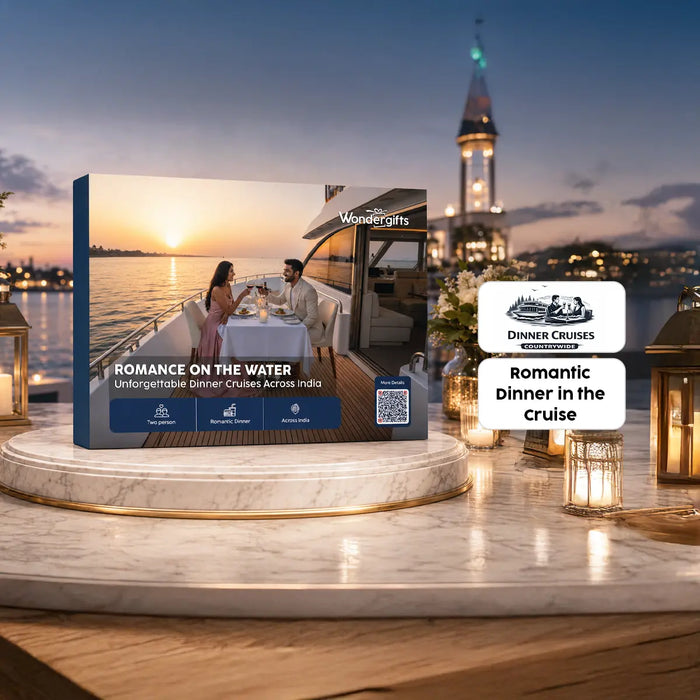 Romantic Dinner Cruise Gift Box: Charming Dinner Escapes for Two Across India