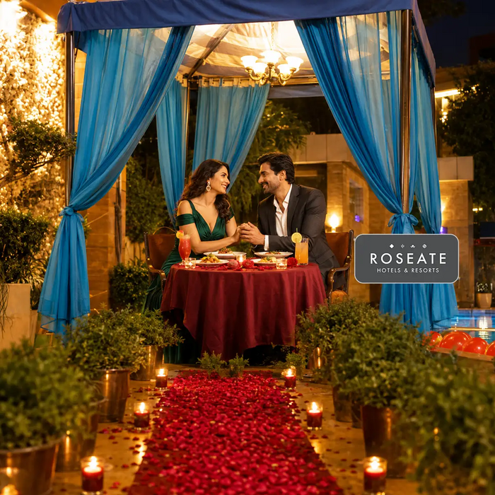 Romantic 3-Course Dining Experience for Two at The Roseate Delhi