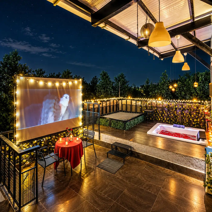 Romantic Rooftop Dining Package for Two in Mumbai