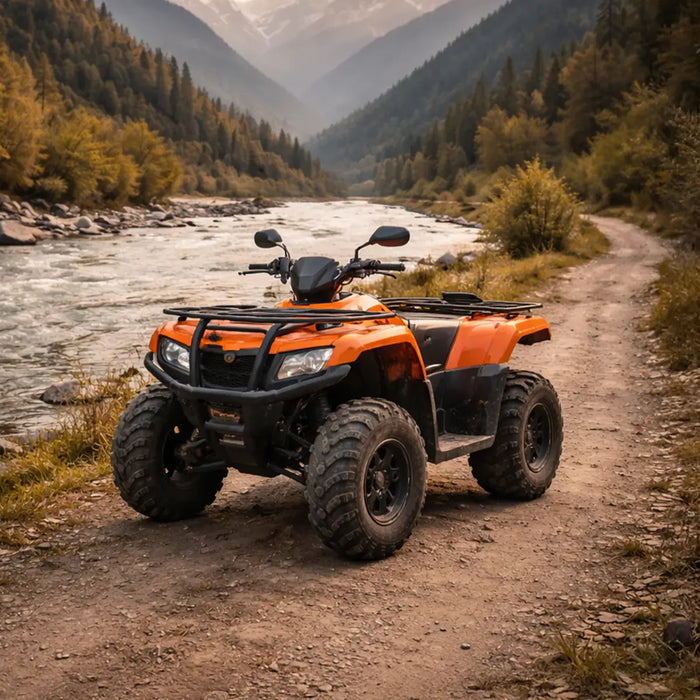 Adventure-Filled Razor 570 3-Seater ATV Driving Experience on Palampur's Tea Track