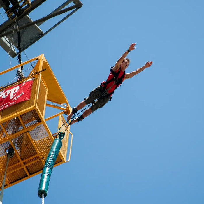 Scenic Bungee Jump Experience at Coorg Water Park Adventure Zone in Karnataka