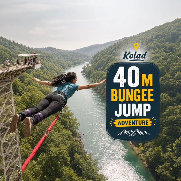 Scenic Kolad 40m Bungee Tower Jump Adventure Amid Natural Surroundings