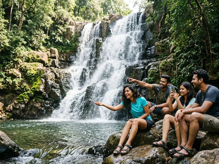 Scenic Waterfall Visit to Gidli Ghoghra & Bhanvri Dahara in Kanha