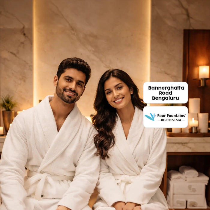 Serene 90-Minute Couple Massage at Bannerghatta Four Fountains Spa - Bannerghatta Road - Bengaluru