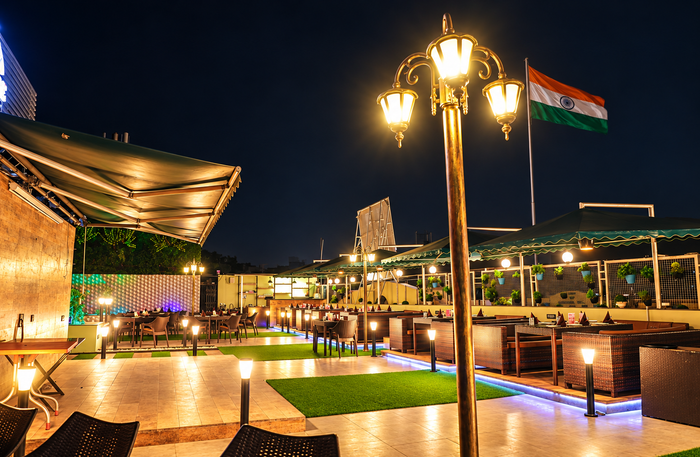 Sky Route Dwarka New Delhi - Scenic Al Fresco Rooftop Dining Experience for Two