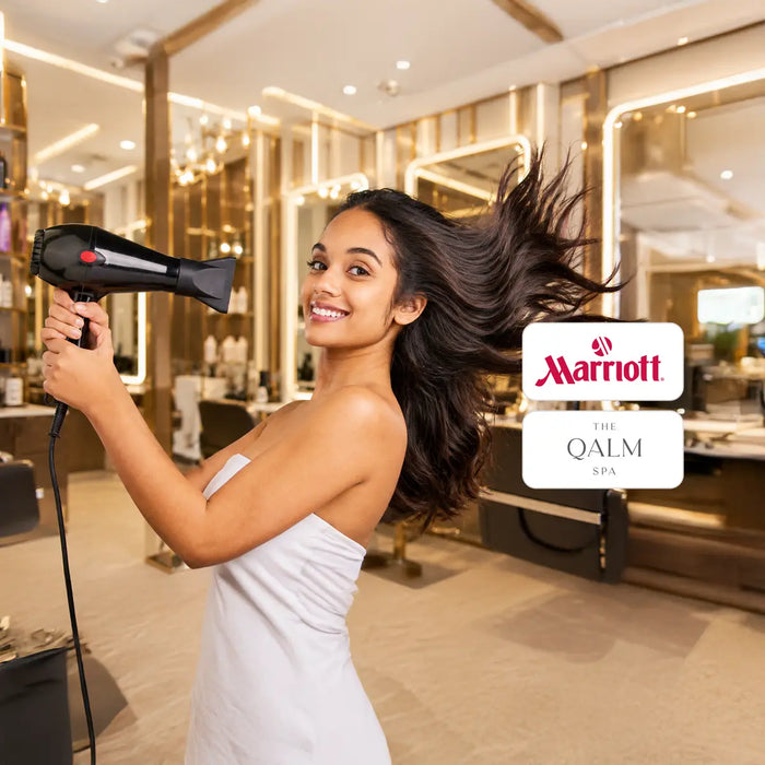 Sleek 45-Minute Blow Dry Experience at The Qalm Spa & Salon - Indore Marriott Hotel