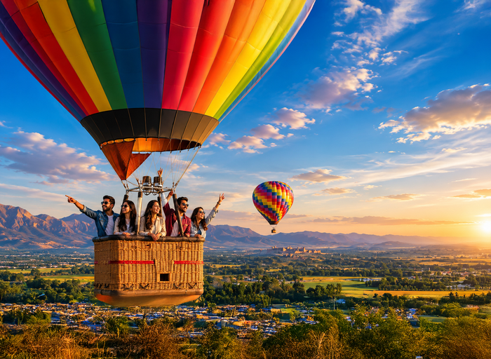 Scenic Tethered Hot Air Balloon Shared Ride in Pachmarhi with Satpura Adventure Club