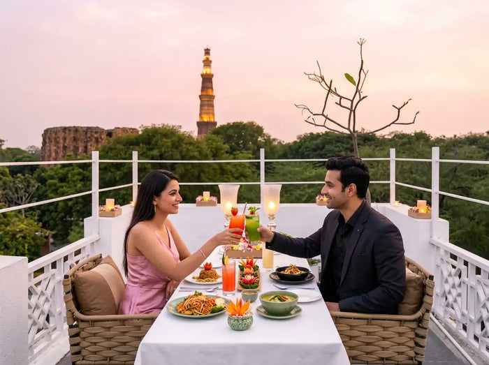 Thai Romantic Dining Experience for Two at Qutub View Proposal in Mehrauli
