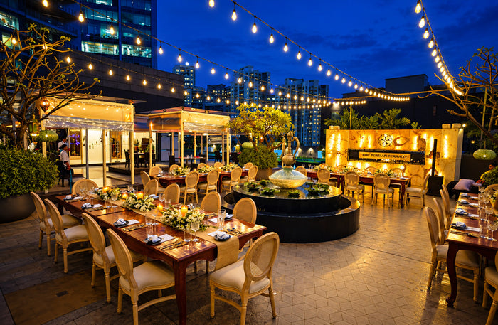 The Persian Terrace Sheraton Grand Hotel Bengaluru - Enchanting Cabana Dining Experience for Two