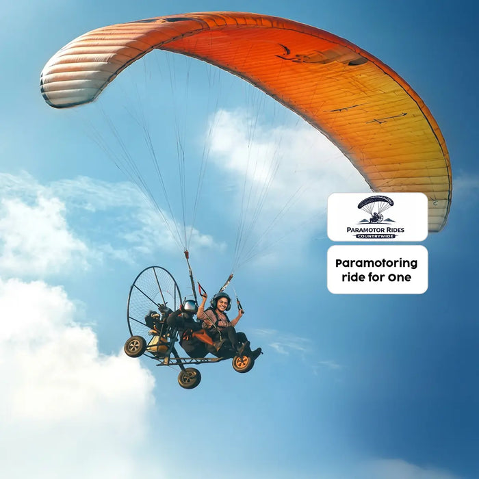 Thrilling 10-Minute Tandem Paramotoring Flight in Hyderabad