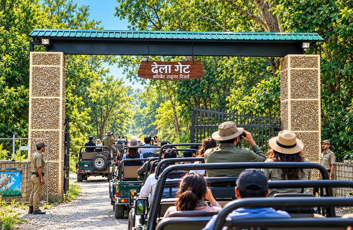 Thrilling Private Jeep Safari in the Jim Corbett Surrounding Forests for Up to 6 People