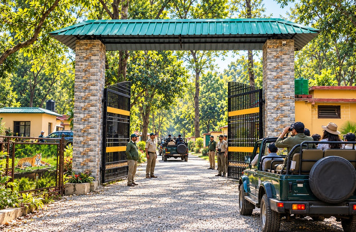 Thrilling Private Jeep Safari in the Jim Corbett Surrounding Forests for Up to 6 People