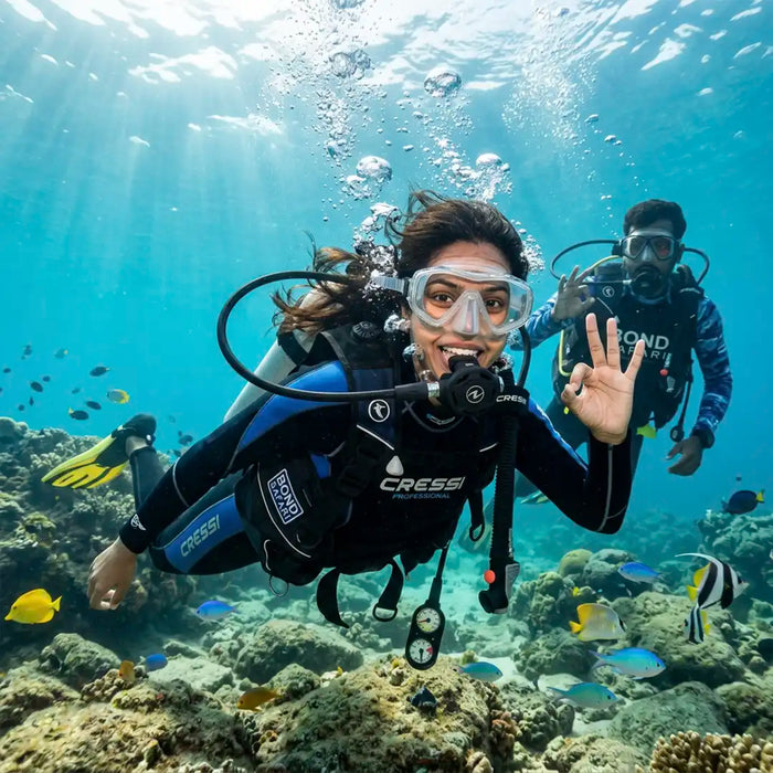 Thrilling Discover Scuba Diving Experience in Kovalam by Bond Safari