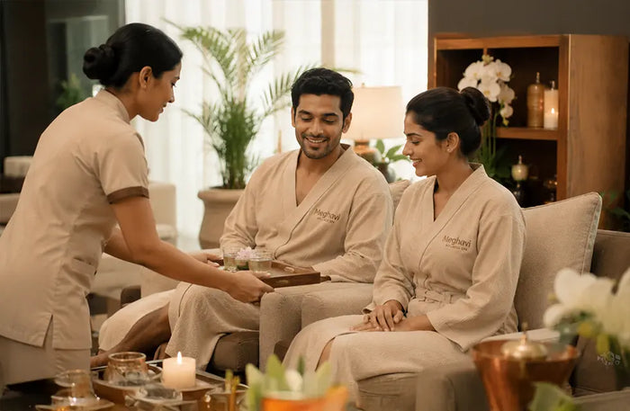 Tranquil One-Hour Couple Swedish Massage at Meghavi Wellness Spa - Novotel Chennai OMR