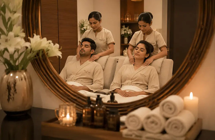Tranquil One-Hour Couple Swedish Massage at Meghavi Wellness Spa - Novotel Chennai OMR
