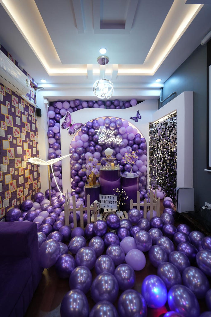 Luxury Lavender-Themed Private Theatre Experience with Fog Entry in Bengaluru