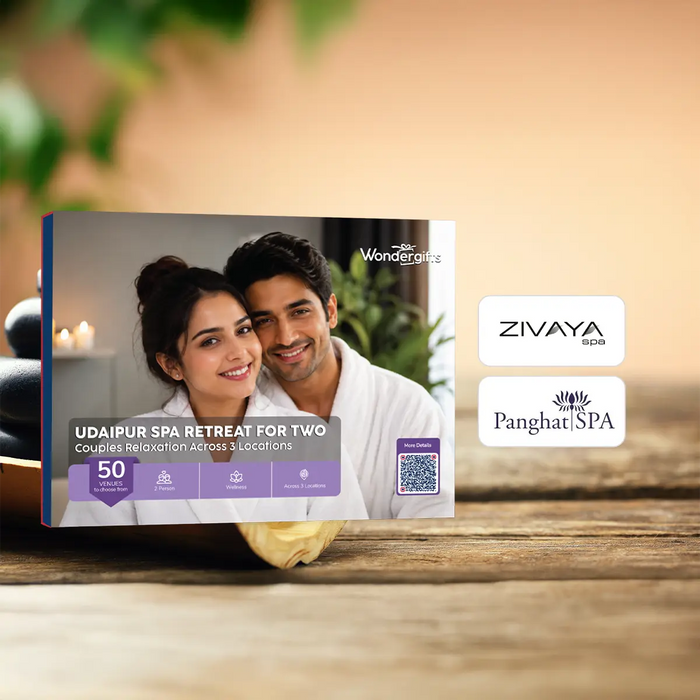 Udaipur Spa Retreat for Two Gift Box: Rejuvenating Couples Massage Experienc