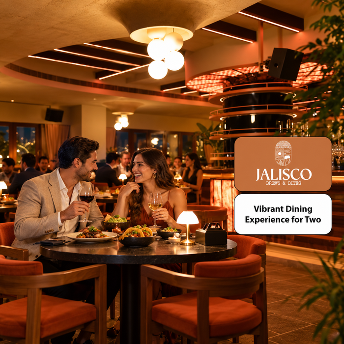Vibrant Dining Experience with Live Music for Two at Jalisco Brews & Bites Noida