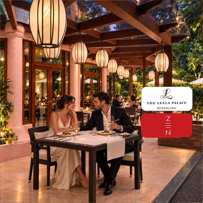 The Leela Palace Bengaluru - Pan-Asian Dining Experience for Two at ZEN