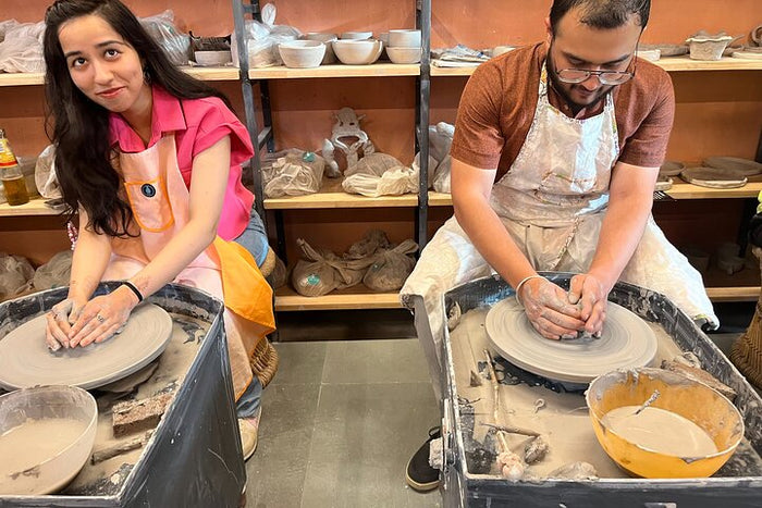 Curated Private Clay Pottery Experience at Chalkbooard