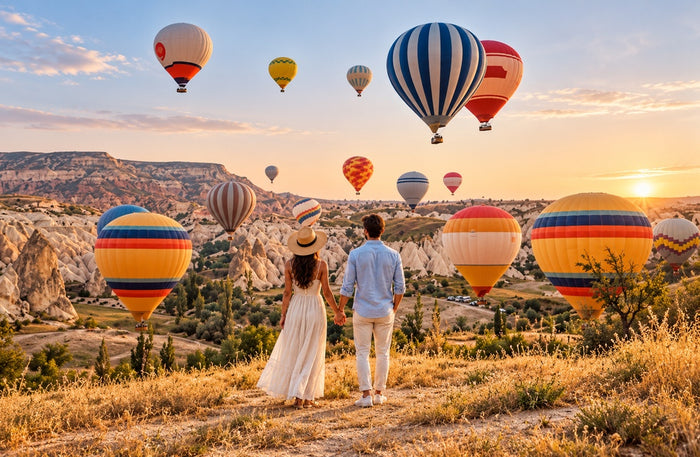 Hot Air Balloon Adventure Gift Box: Discover Stunning Landscapes from the Skies Across India