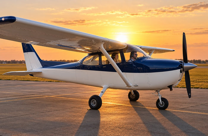 Romantic 30-Minute Private Cessna 172 Flight Experience Over Mumbai Skyline with Romantic Celebration Setup