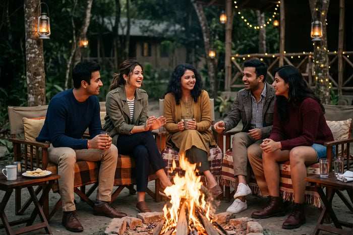 Private Bonfire Experience for Five at Sunderban Tiger Camp in Dayapur