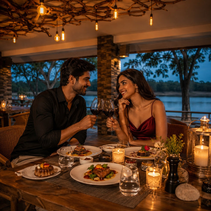 Romantic 4-Course Bush Dining Experience for Two at The Riverwood Forest Retreat - Kanha