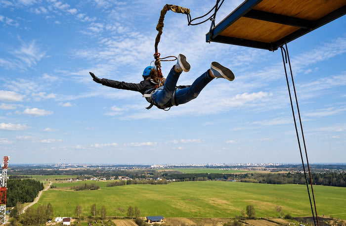 Action-Packed Bungee Jump Gift Box: Choose from 30+ Bungee Jump, SCAD Jump, Giant Swing Experiences Across India