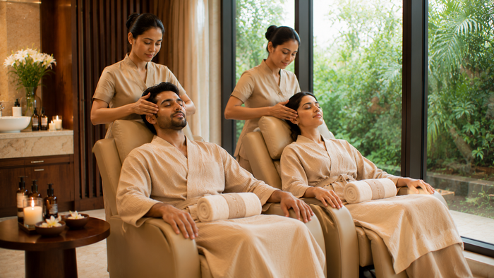 Blissful One-Hour Couple Swedish Massage at Meghavi Spa - Holiday Inn Hotel - Bengaluru