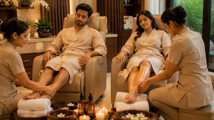 Blissful One-Hour Couple Swedish Massage at Meghavi Spa - Holiday Inn Hotel - Bengaluru