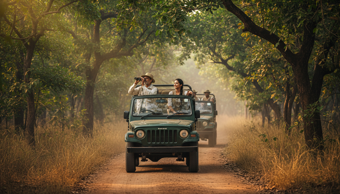 Thrilling Jeep Safari in Jim Corbett National Park from Ramnagar
