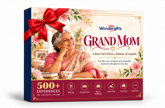 Just for Grand Mom Gift Box: Make Her Day Special with 500+ Memorable Experiences