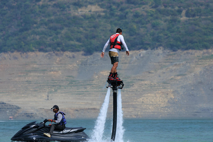 Flyboarding in Rishikesh