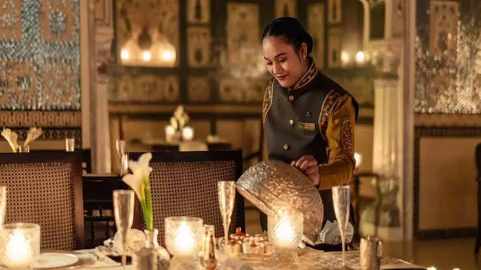 Maharaja Set Menu Dining Experience for Two at Jamavar, The Leela Palace Bengaluru