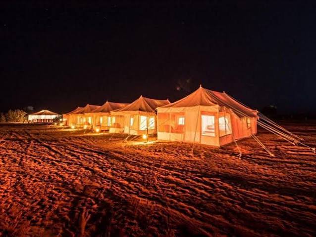 Thrilling Half-Day Camel Safari with Sunset, Culture Show and Dinner in Jaisalmer