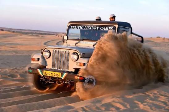 Thrilling Jeep Safari in Jaisalmer's Thar Desert