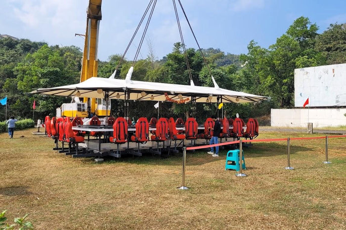 Skydining in Aamby Valley City, Maharashtra