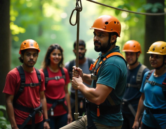 Ziplining Experience in Coorg