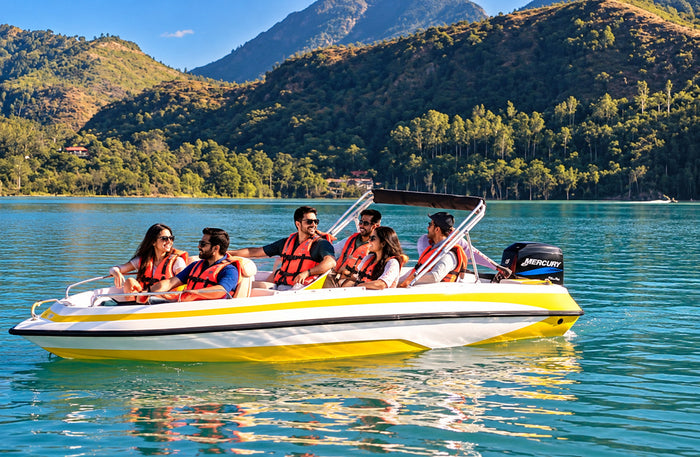 Exhilarating Speed Boat and Water Sports Adventure with Hot Springs Bath in Tatapani