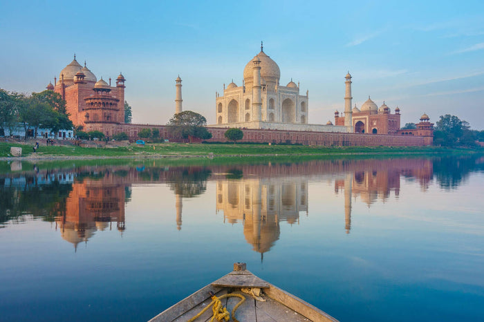 Boat Ride at the Taj Mahal