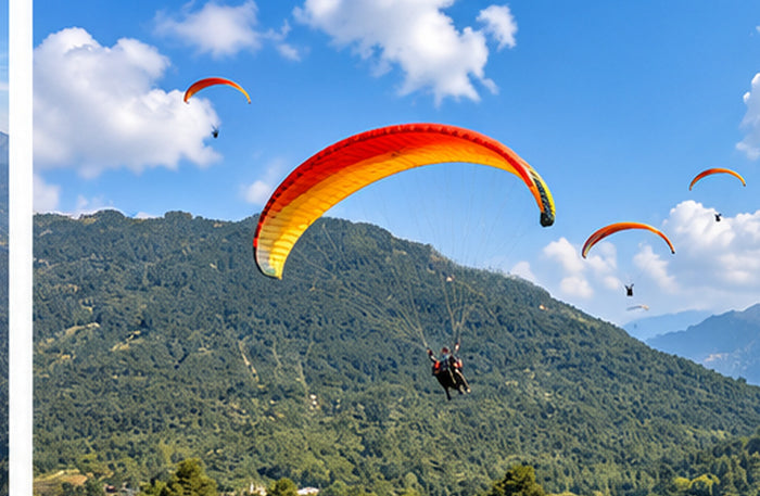 Unforgettable 50-Minute Tandem Paragliding Flight Above Bir Billing with Free Video