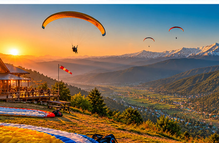 Unforgettable 50-Minute Tandem Paragliding Flight Above Bir Billing with Free Video