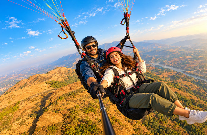 Epic Tandem Paragliding Weekend Flight Above Kamshet and The Sahyadri Hills