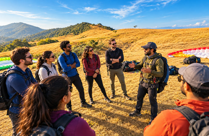 Epic Tandem Paragliding Weekend Flight Above Kamshet and The Sahyadri Hills